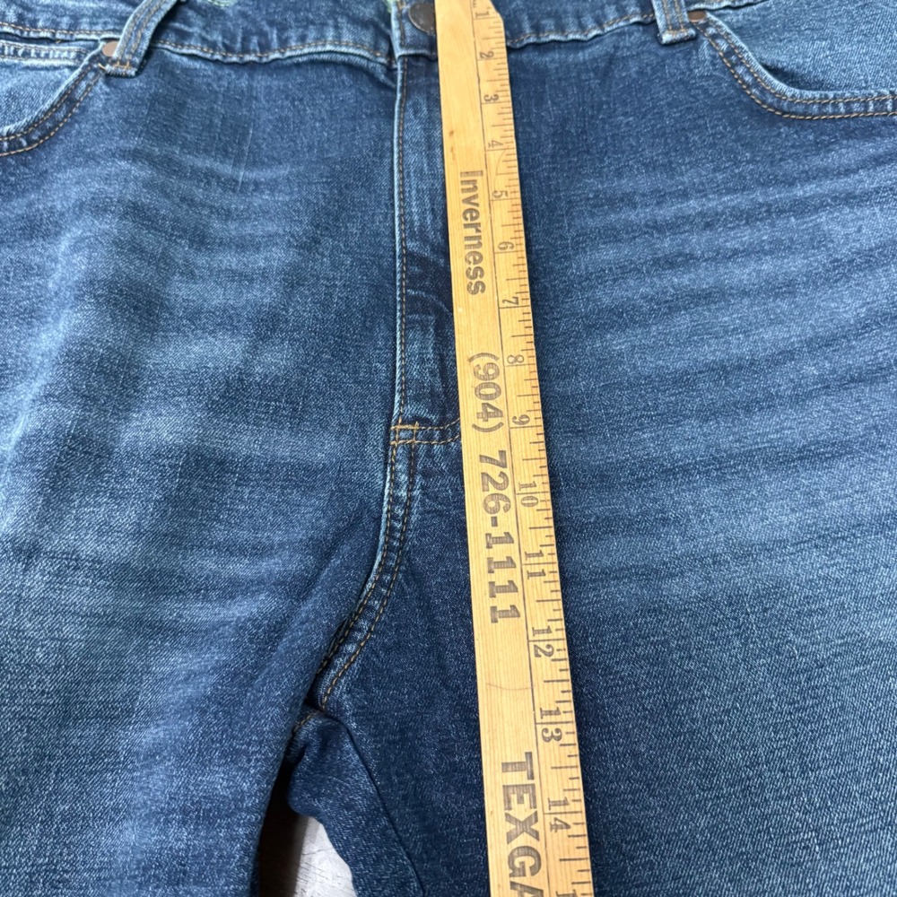 Wrangler Retro Slim Straight Jeans Mens 40x34 Blue Denim 112325734 Stretch - Picture 10 of 11